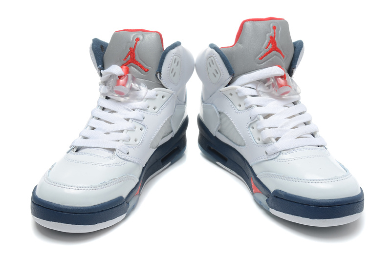 Air Jordan 5 Women Shoes White Online